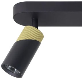 Spot NEO 3xGU10/8W/230V negru/auriu