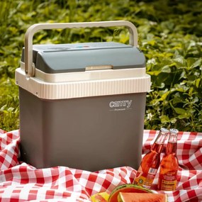 Lada frigorifica portabila Camry CR 8065, 21 L, 12V DC/220V AC, Racire si incalzire, Gri