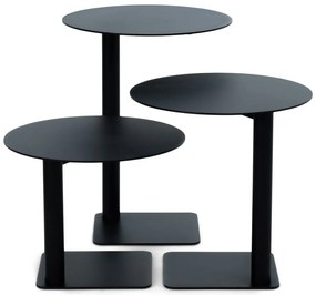 Măsuță auxiliară rotundă din metal ø 40 cm Sunny – Spinder Design