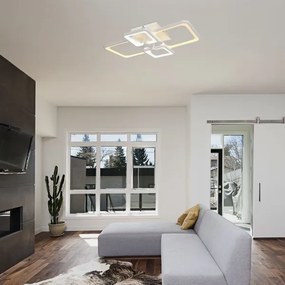 Lustră LED dimabilă aplicată LED/70W/230V 3000-6500K + telecomandă