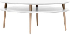 Masă de cafea Ragaba OVO, alb