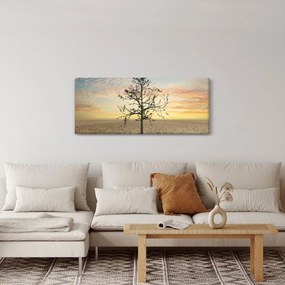 Tablou - Copac în deșert (120x50 cm)