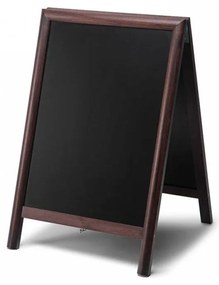 A din lemn cu tablă 55 x 85 cm, maro închis