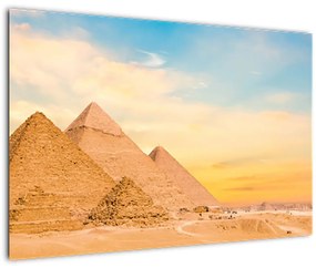 Tablou cu piramidele din Egipt (90x60 cm)