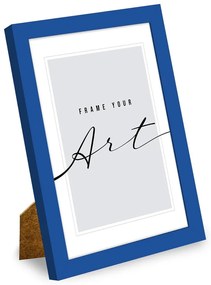 Ramă foto albastru-închis cu picior de susținere/de agățat 20x26 cm – knor