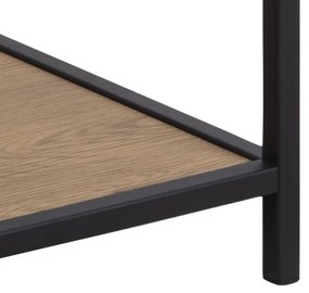 Noptieră SARON stejar/negru