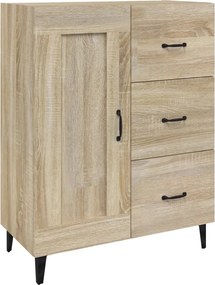 vidaXL Dulap, stejar sonoma, 69,5x34x90 cm, lemn compozit