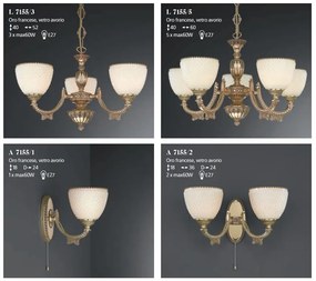 Candelabru 3 brate clasic design italian 7155