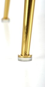 Scaun de bar tapitat H116 crem