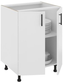 Corp Baza Karo, 2 Usi, Alb, 60 x 50 x 80 cm