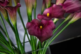 Aranjament floral mediu design LUX RUBBER CALLA