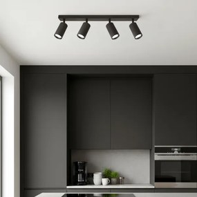 Brilagi - Corp de iluminat cu spoturi SELE MODERN 4xGU10/30W/230V negru