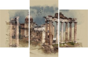Tablou - Forumul Roman, Roma, Italia (90x60 cm)