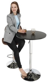 Zondo Masă tip bar Brann (negru). 1015706