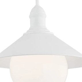 Aplica de perete exterior stil clasic ERBA BIS alba