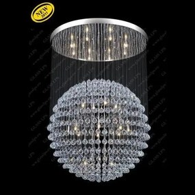 Lustra XXL design modern cristal Bohemia, diametru 120cm