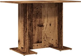 vidaXL Masă de bucătărie, lemn vechi, 110x60x75 cm, lemn prelucrat