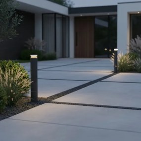 Lampă LED de exterior Ideal Lux BOEING LED/14W/230V 100 cm IP65 negru