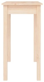 Masa consola, 80x40x75 cm, lemn masiv de pin Maro, 80 x 40 x 75 cm, 1