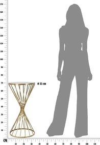 Măsuță auxiliară rotundă ø 35 cm Hypnos – Mauro Ferretti