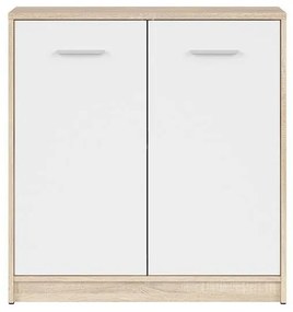 Dulap Nepo Plus 4 (stejar sonoma + alb) . 1098287