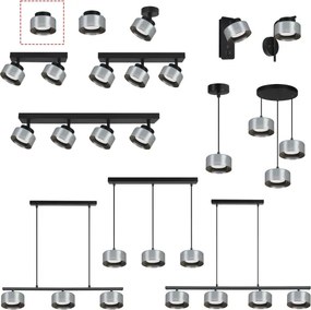 Brilagi - LED RGB dimmabil, spot AURA LUX 1xGX53/14W/230V Wi-Fi Tuya negru/fumuriu