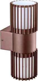 BRILAGI - Aplica de perete pentru exterior ARMOR 2xGU10/35W/230V IP44 maro