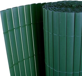 vidaXL Panou de gard, verde, 90 x 300 cm, PVC