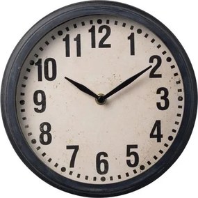 Ceas de perete, din metal, Industrial