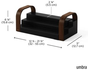 Organizator pentru mirodenii din plastic reciclat Bellwood – Umbra