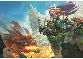 Dungeons &amp; Dragons Puzzle Clementoni de 500 de piese