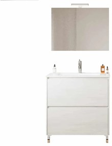 Set Mobilier Baie Lemon, Configurabil 60 cm White Oak