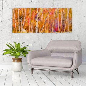 Tablou - Pădurea toamna (120x50 cm)