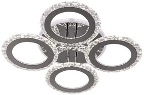 Lustră LED RGB aplicată dimabilă LED/55W/230V 3000-6500K + telecomandă