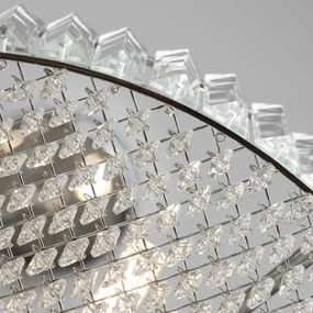 Brilagi - Lustră LED cu cristale GLAMOUR, 5x G9, 42W, 230V