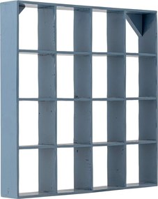 Raft albastru etajat din lemn reciclat 70 cm Bekka – Bloomingville