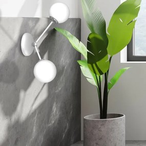 Aplică JOY 2xE14/40W/230V alb/crom lucios