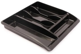 Organizator pentru tacâmuri Addis Classic, 40 x 38,5 cm, negru