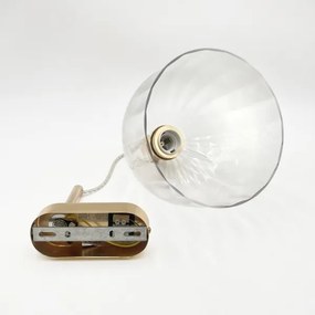 Aplică de perete VIVE 1xE27/15W/230V auriu