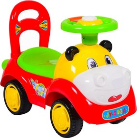 Masinuta cu functie de trotineta fara pedale NOVOKIDS™ Super Hipo Car , Cu melodii si sunete, maxim 25 kg , Pentru interior si exterior, Model