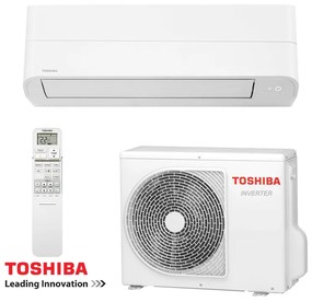 Aparat de aer conditionat inverter Toshiba Essento RAS-B16B2KV2G-E + RAS-16B2AVG-E2, 16000 BTU, 32 m², A++, R-32, alb