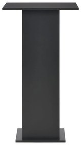 Masa de bar, negru, 60 x 60 x 110 cm 1, Negru