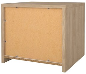 Noptieră albă-în culoare naturală Next – Tvilum