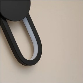 Aplica de perete LED design modern MIZUKI negru