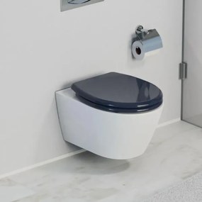 Schütte 82304-A - Capac WC Antracit cu sistem SoftClose, din duroplast