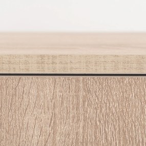 Comodă Miami cu 1 ușă și 4 sertare 80x92 cm stejar sonoma-stejar sonoma