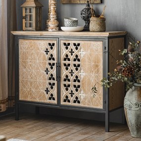 Bufet de bucatarie negru, lemn stil rustic DEPRIMO 17175 by Deprimo