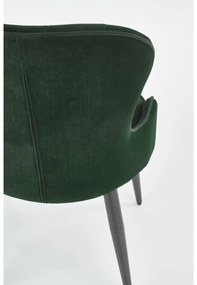 Scaun de sufragerie Nerida (verde închis). 1008203