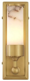 Aplica de perete design LUX Valentine alama antic/ alabastru