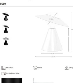Lampa de masa moderna design LUX
